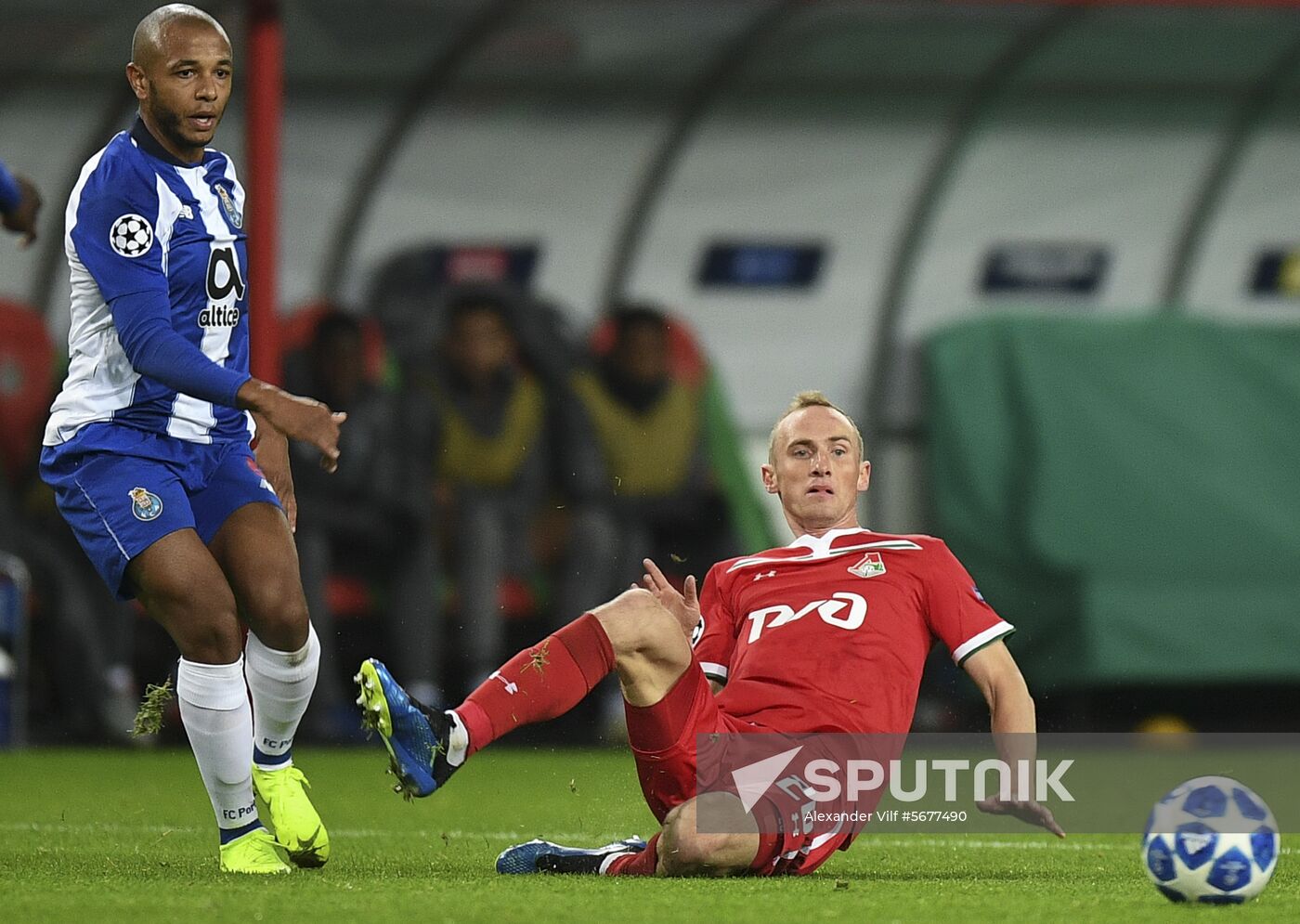 Russia Soccer Champions League Lokomotiv - Porto