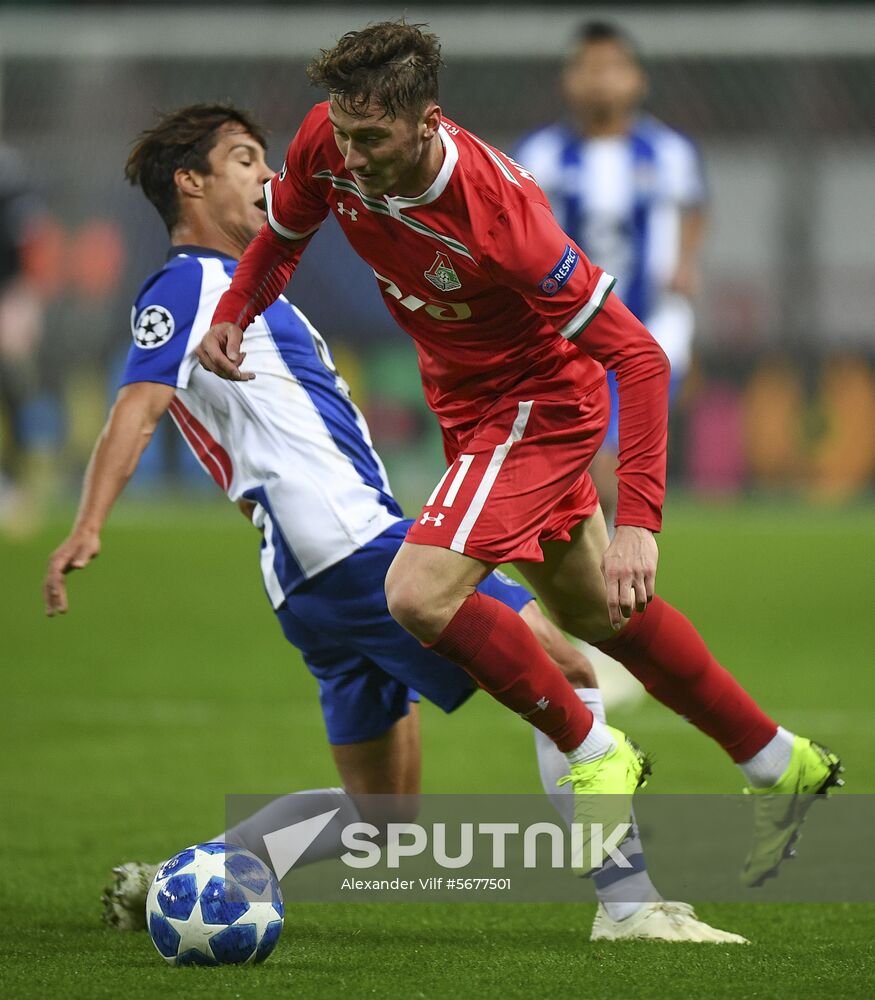 Russia Soccer Champions League Lokomotiv - Porto