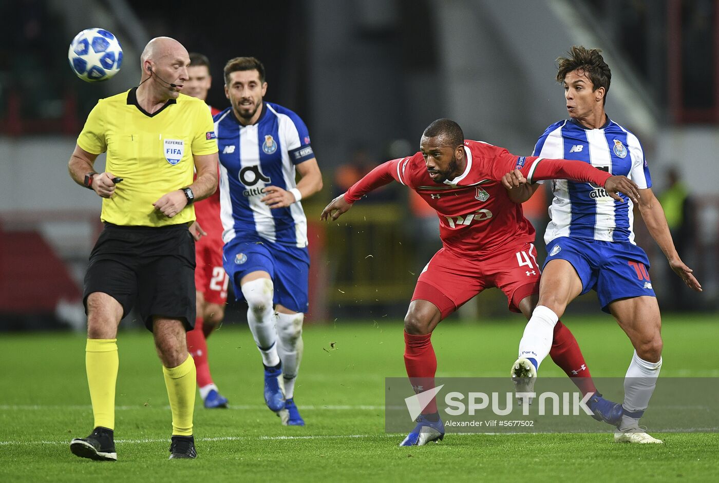 Russia Soccer Champions League Lokomotiv - Porto