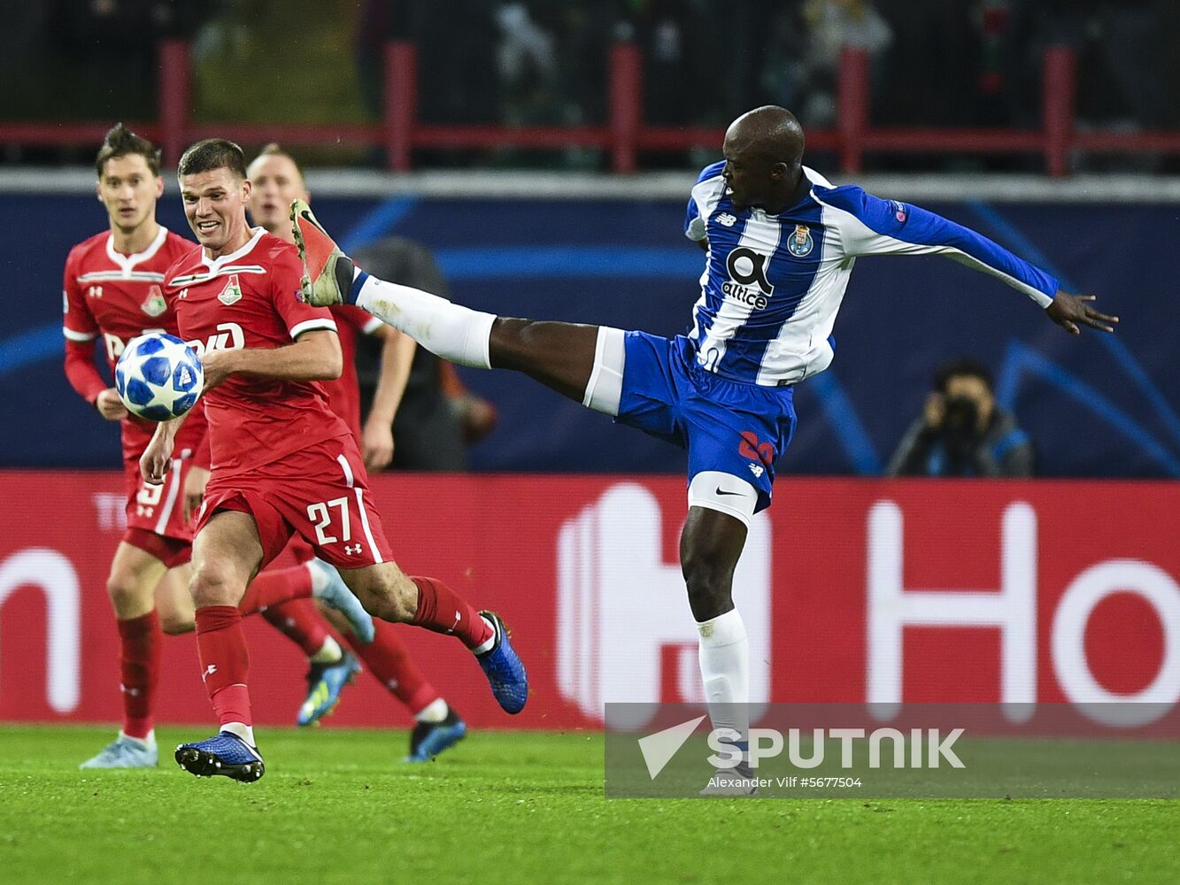 Russia Soccer Champions League Lokomotiv - Porto