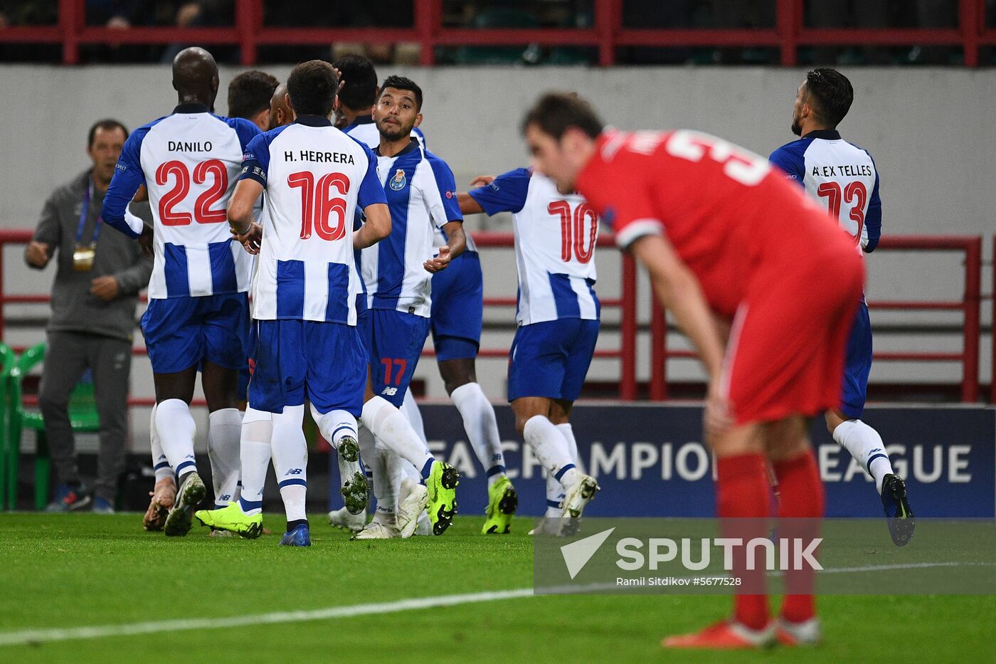 Russia Soccer Champions League Lokomotiv - Porto