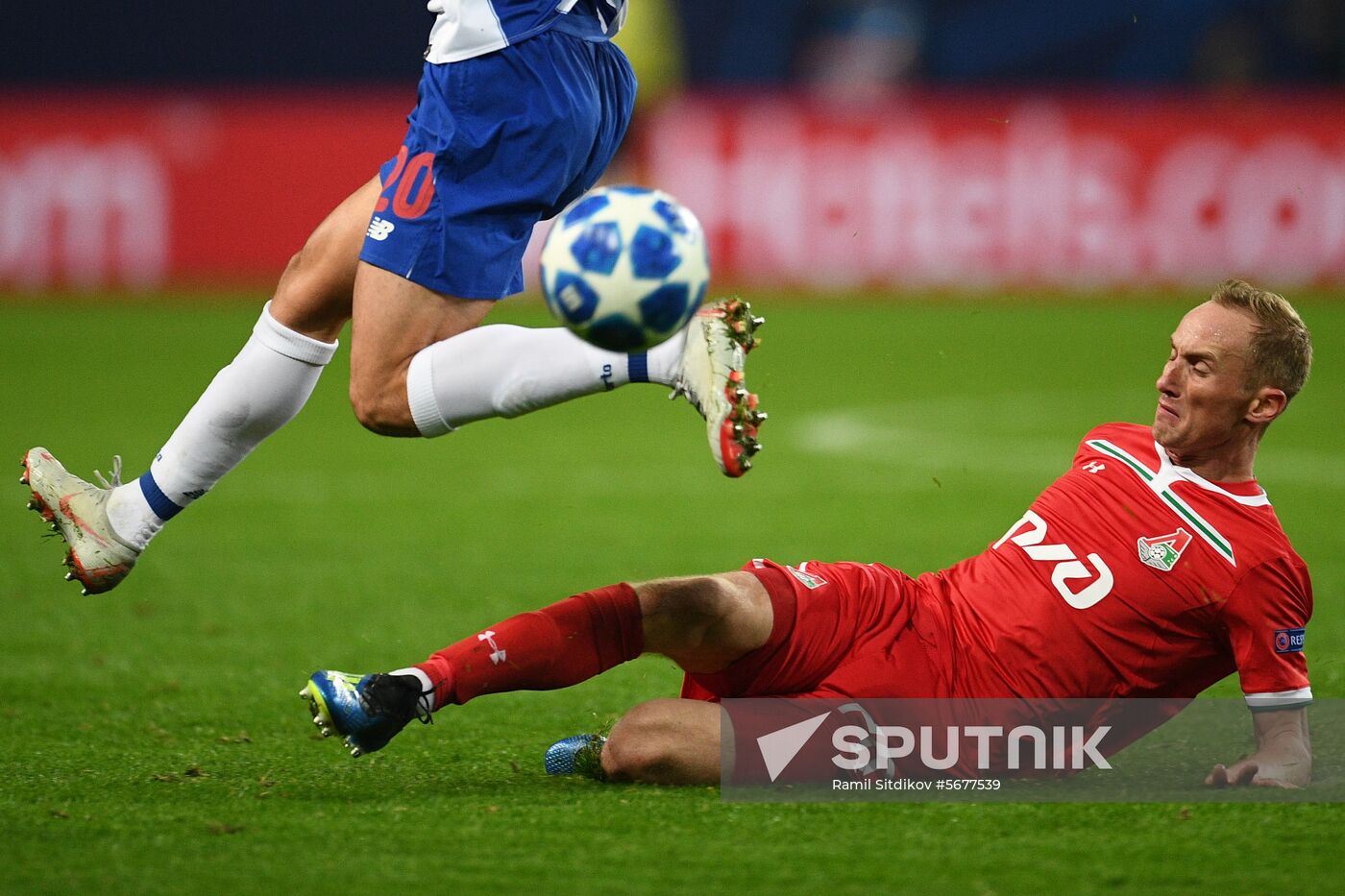 Russia Soccer Champions League Lokomotiv - Porto