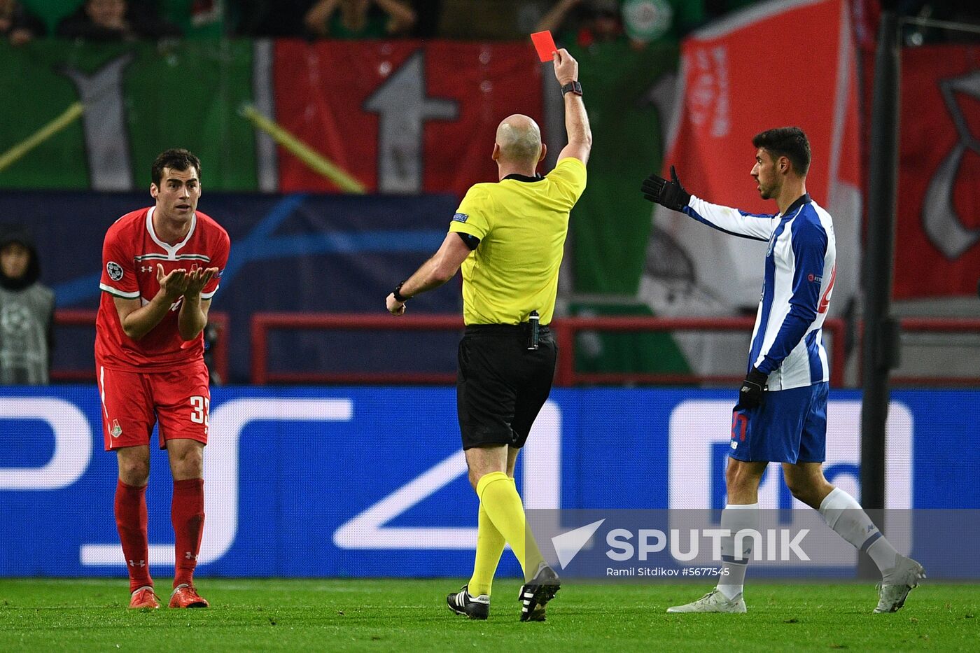 Russia Soccer Champions League Lokomotiv - Porto