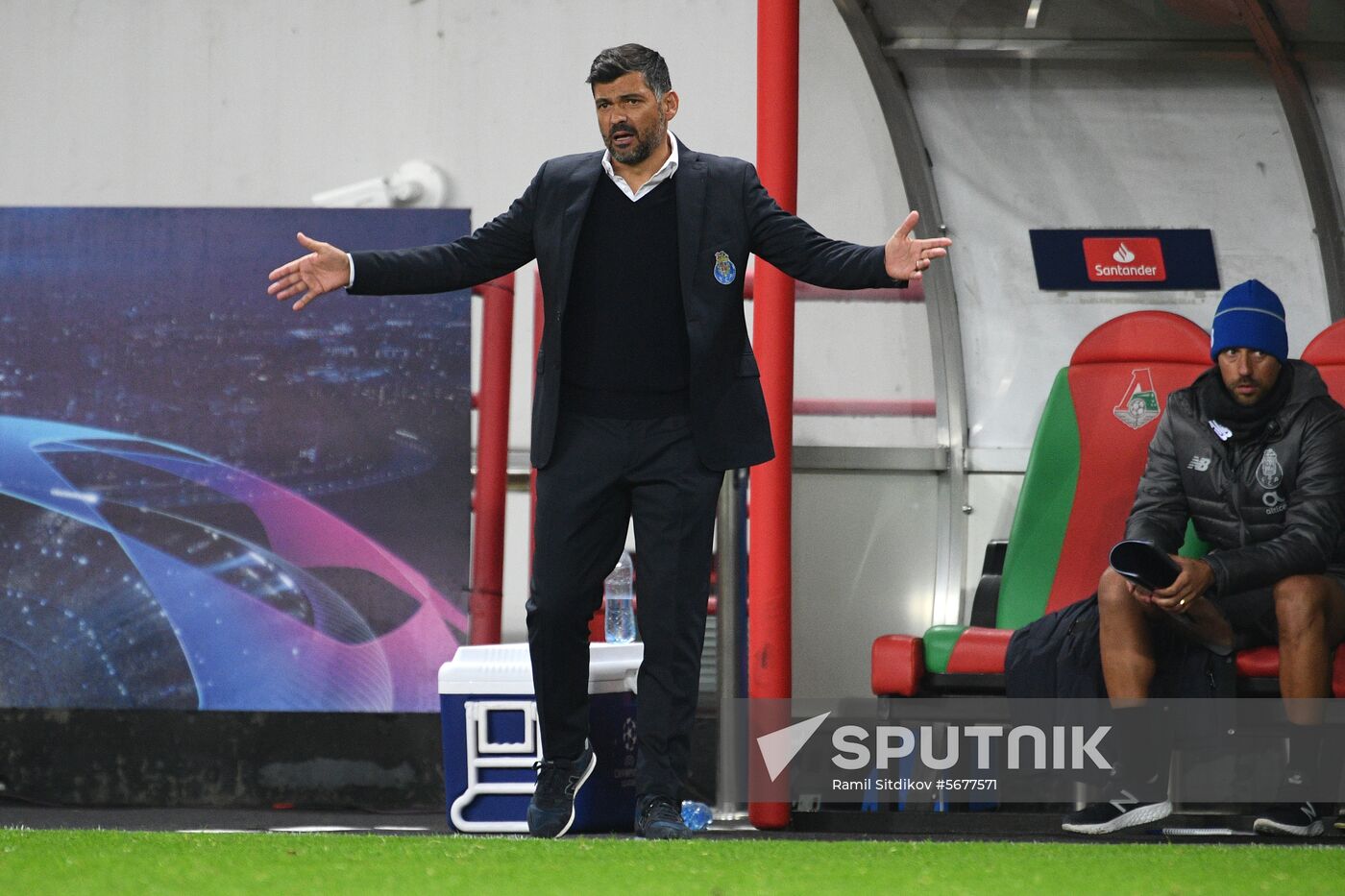 Russia Soccer Champions League Lokomotiv - Porto