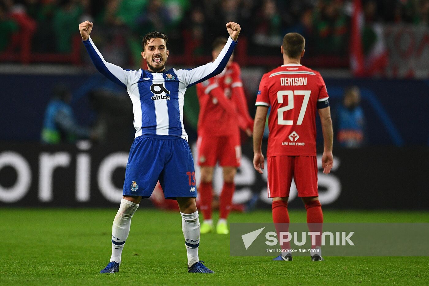 Russia Soccer Champions League Lokomotiv - Porto