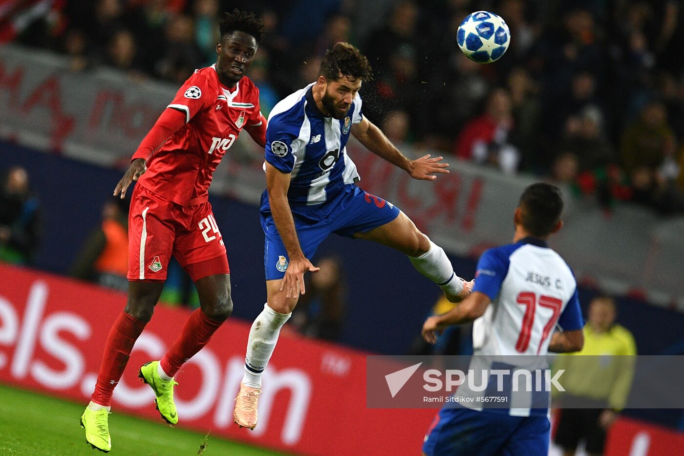 Russia Soccer Champions League Lokomotiv - Porto