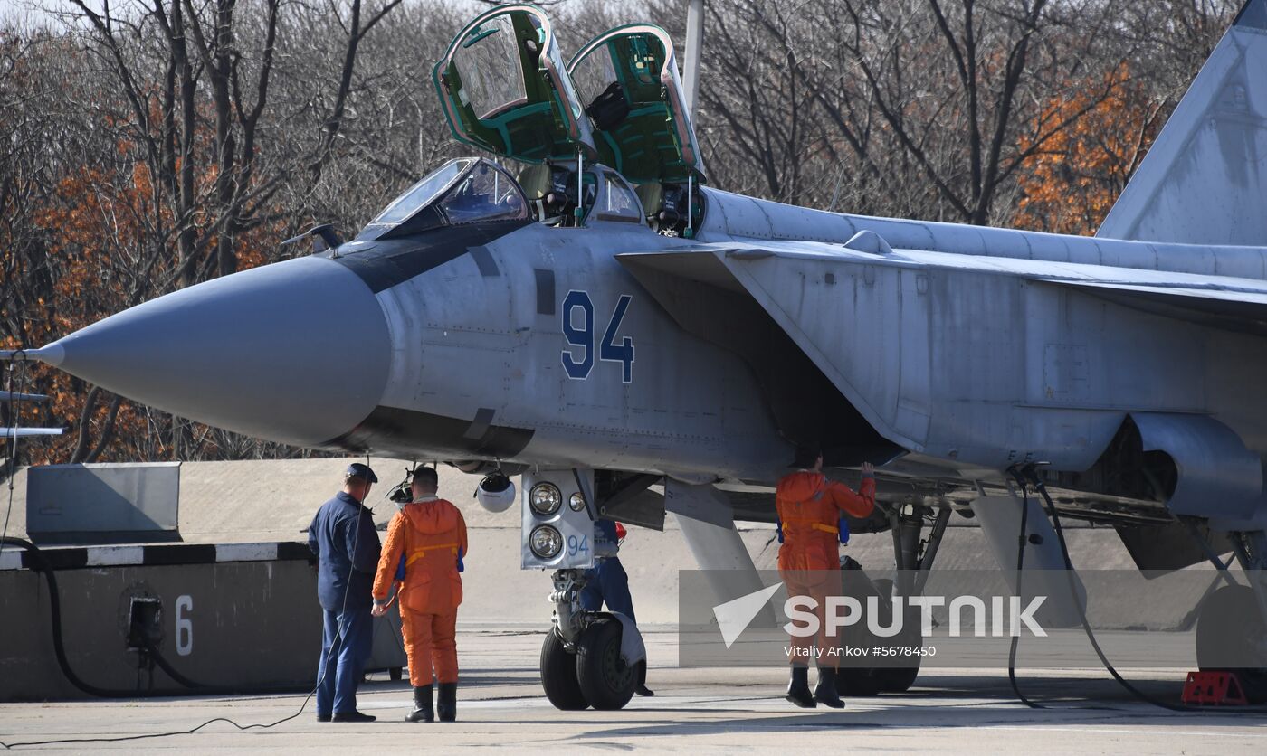 Russia Military Aviation Drills