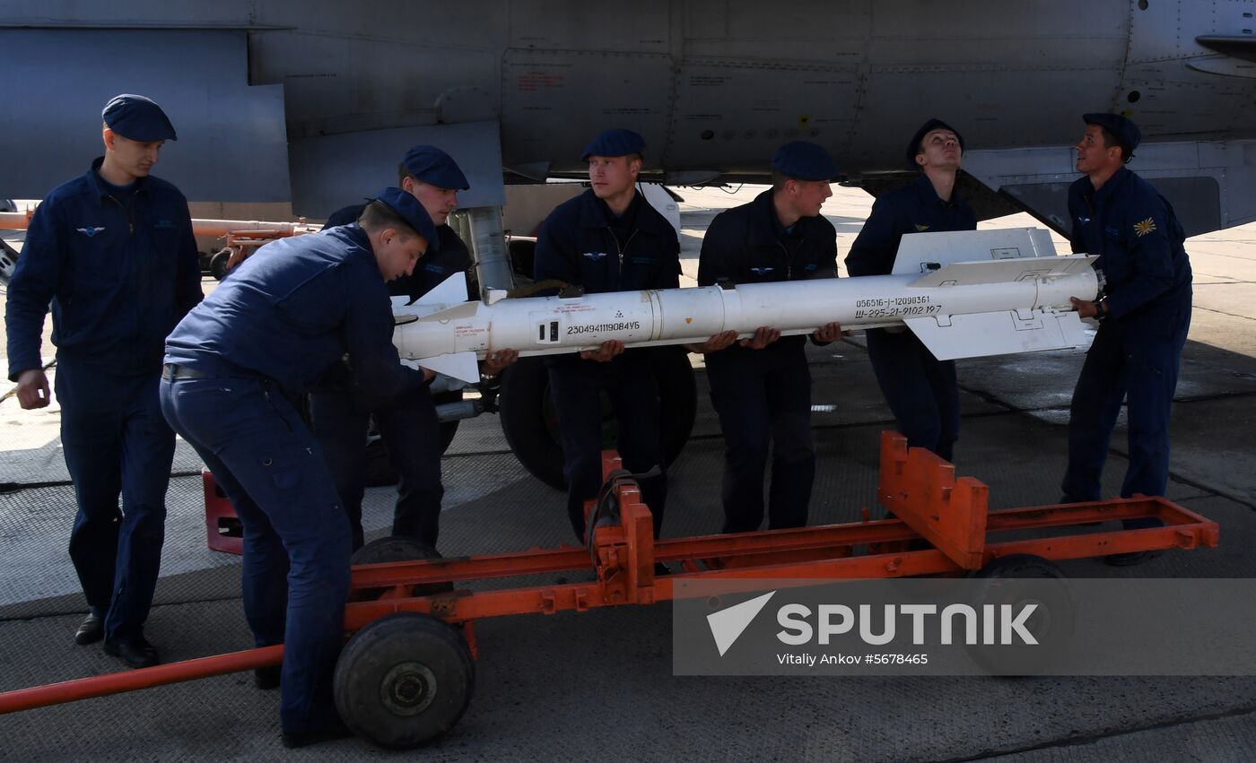 Russia Military Aviation Drills