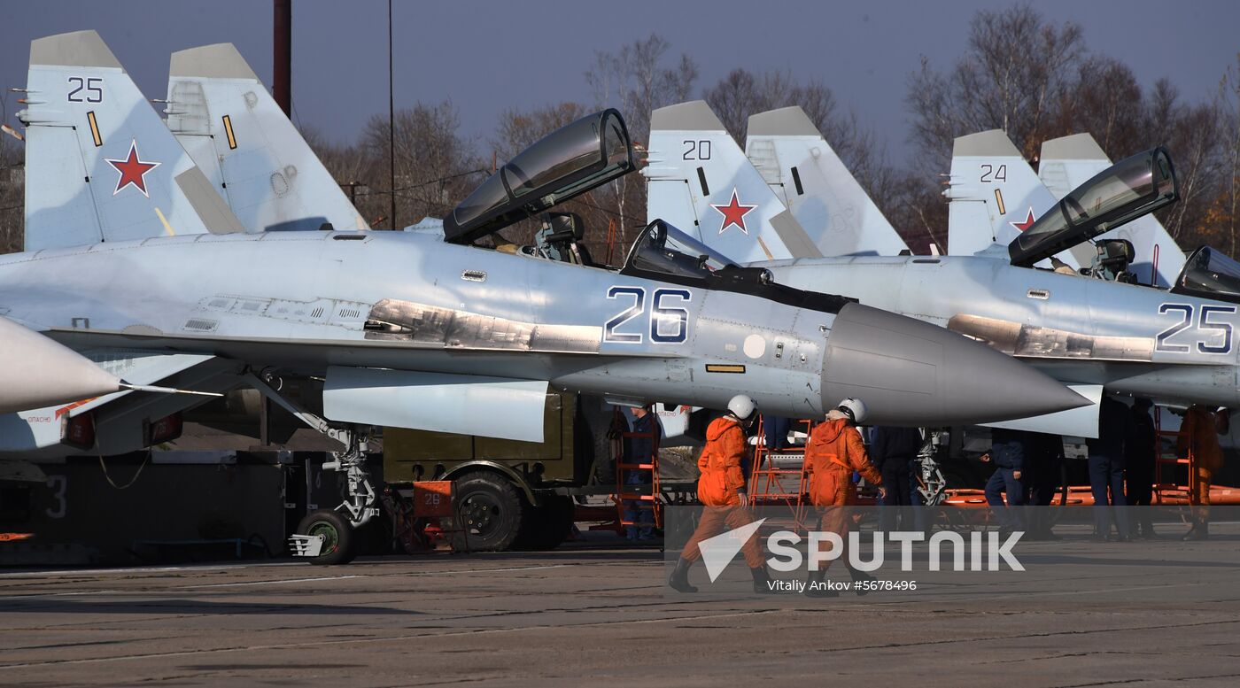 Russia Military Aviation Drills