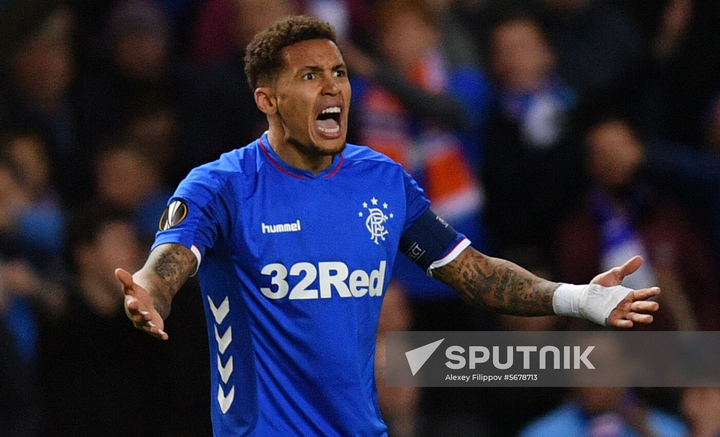 Britain Soccer Europa League Rangers - Spartak