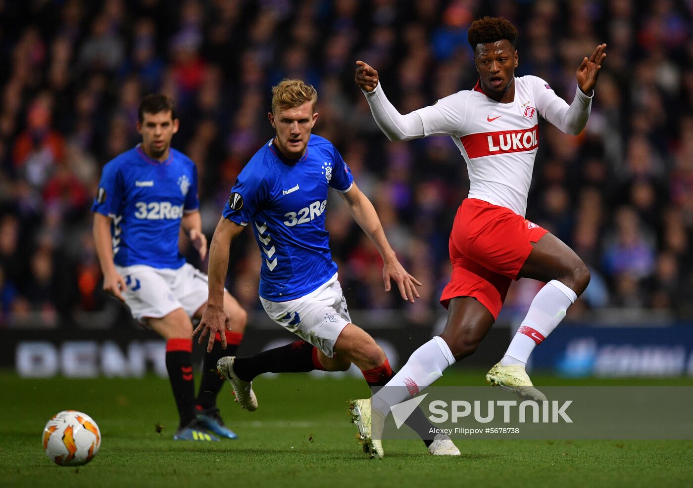 Britain Soccer Europa League Rangers - Spartak