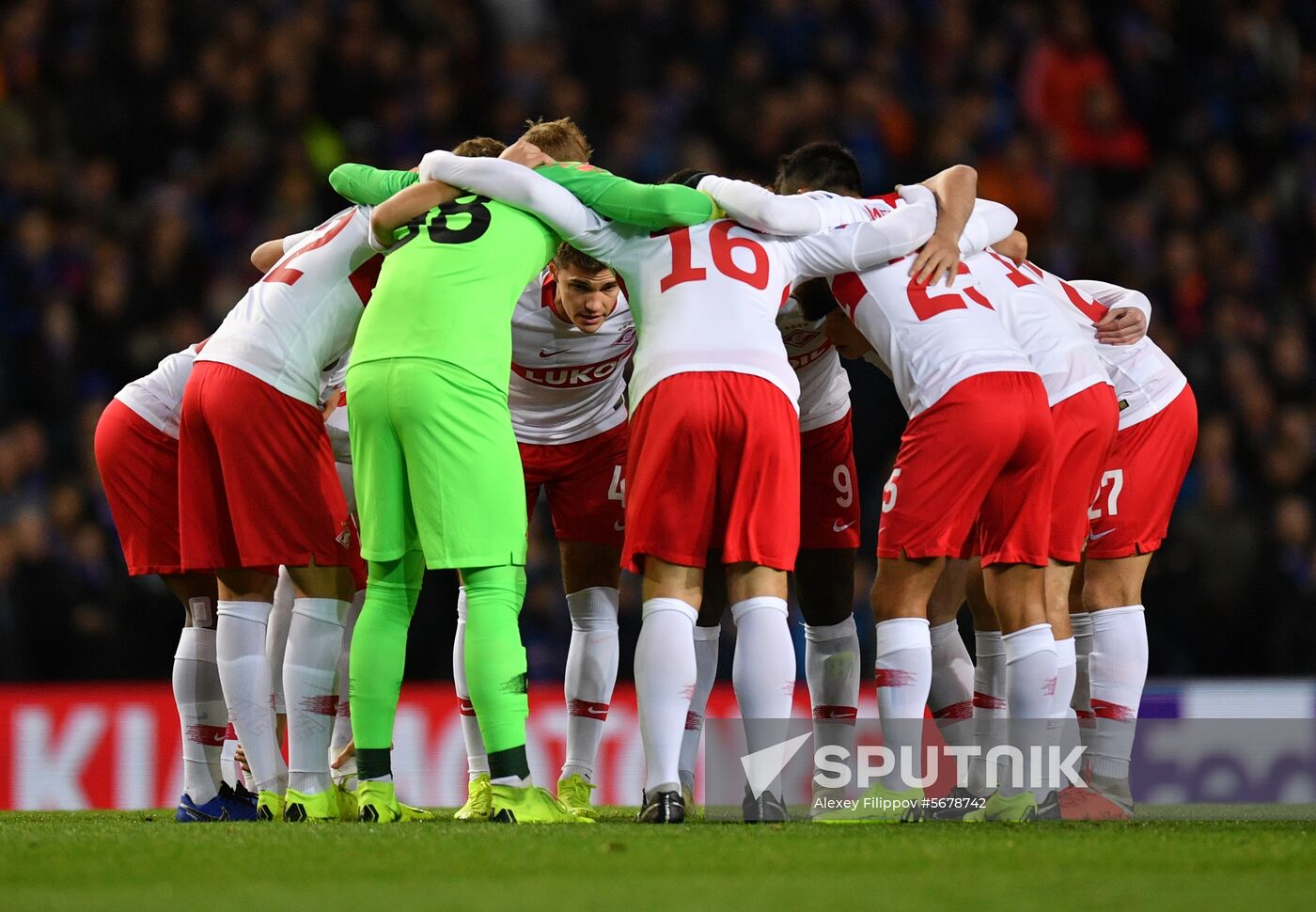 Britain Soccer Europa League Rangers - Spartak