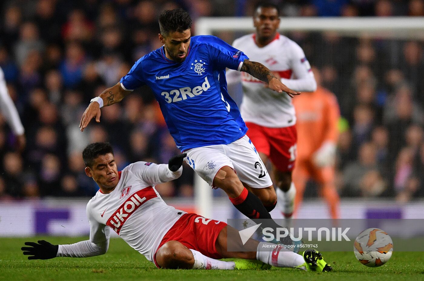 Britain Soccer Europa League Rangers - Spartak