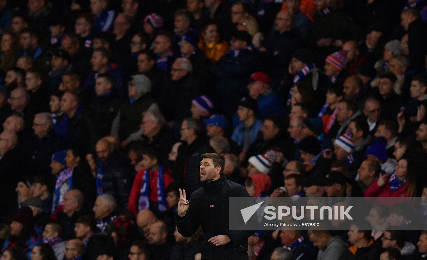 Britain Soccer Europa League Rangers - Spartak