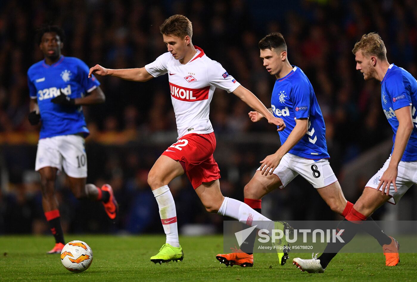 Britain Soccer Europa League Rangers - Spartak