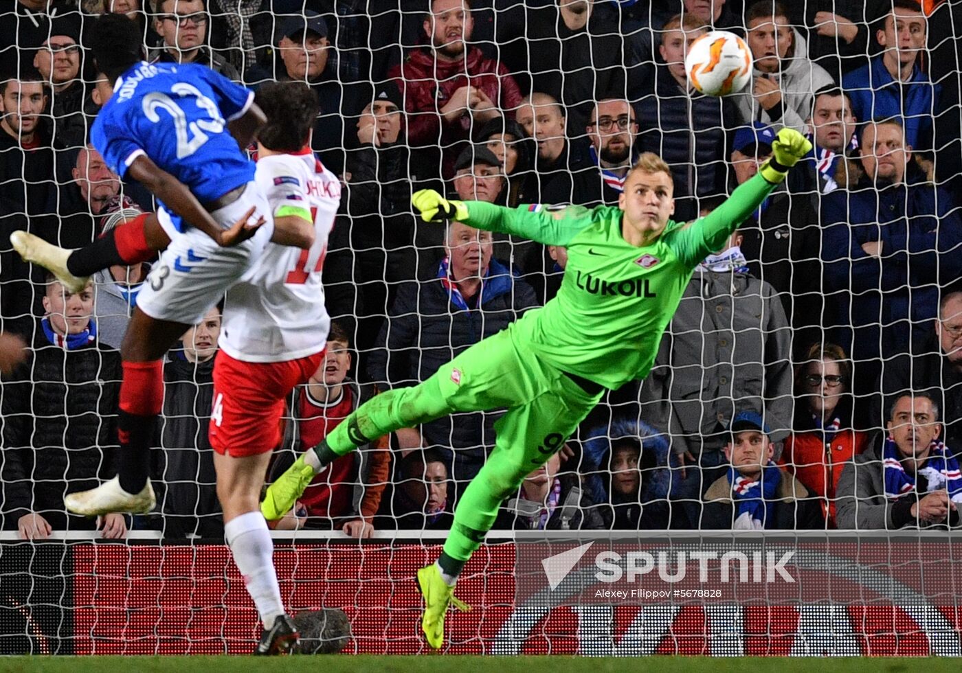 Britain Soccer Europa League Rangers - Spartak