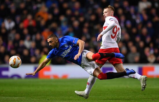 Britain Soccer Europa League Rangers - Spartak