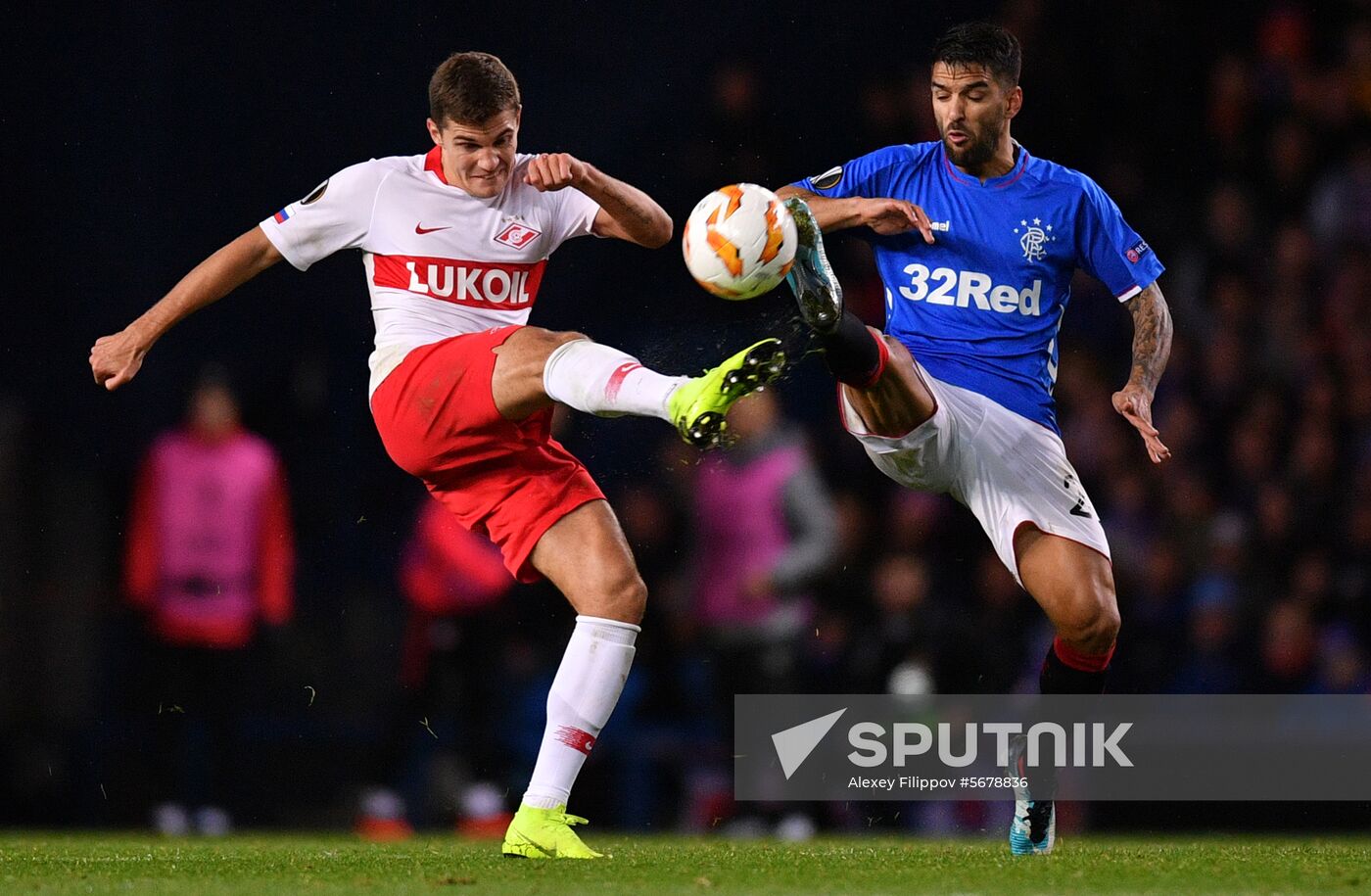 Britain Soccer Europa League Rangers - Spartak