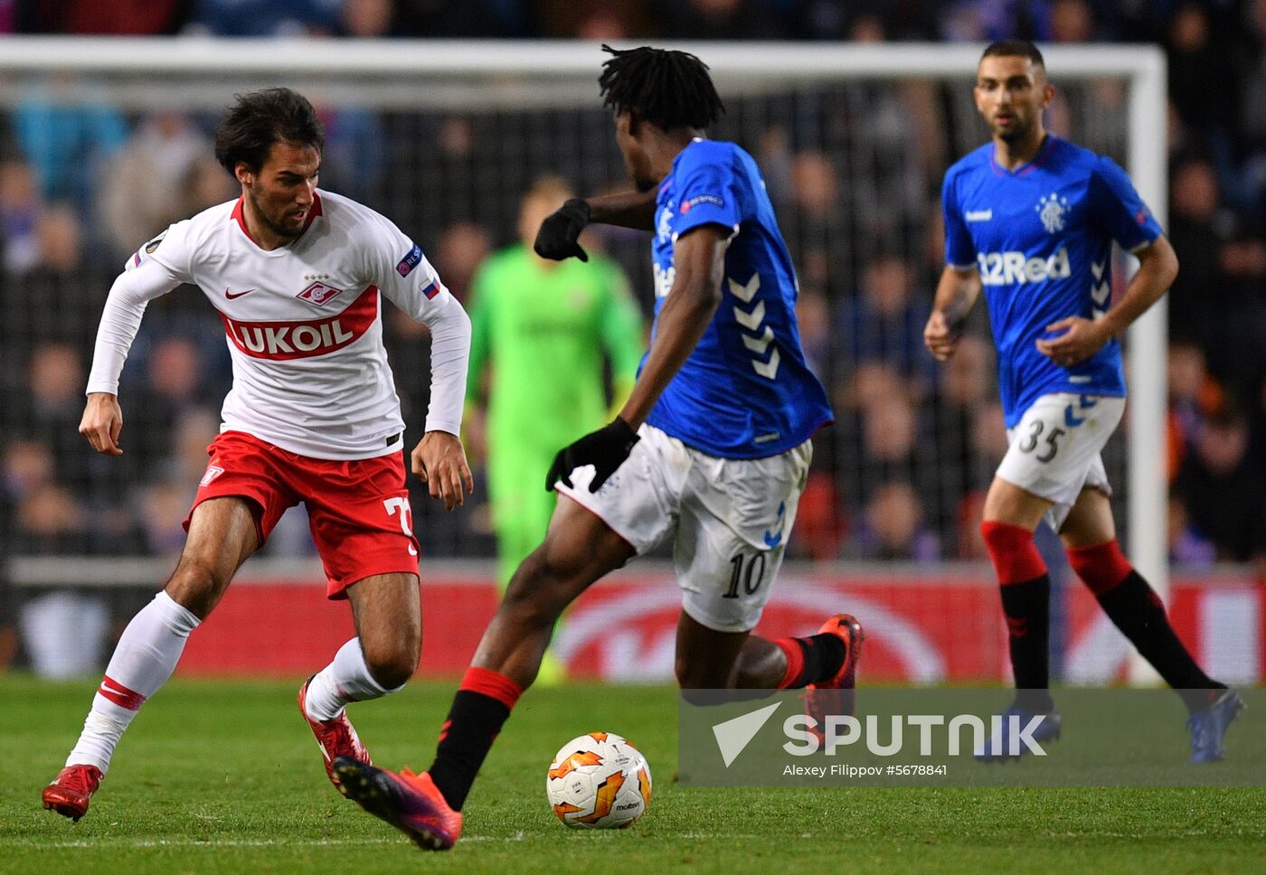 Britain Soccer Europa League Rangers - Spartak