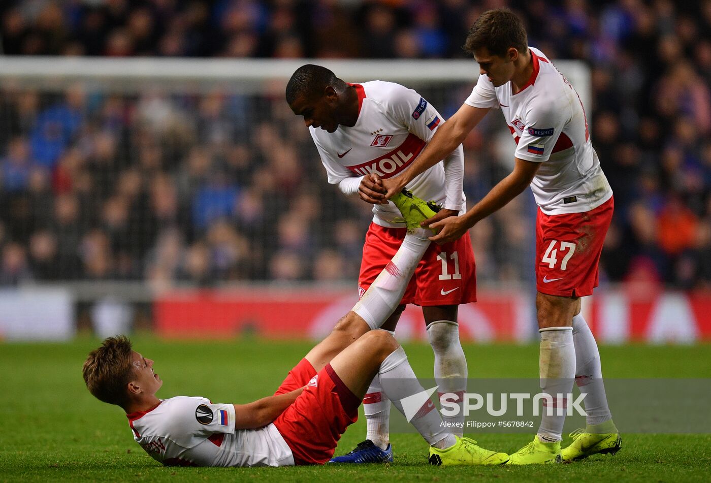 Britain Soccer Europa League Rangers - Spartak