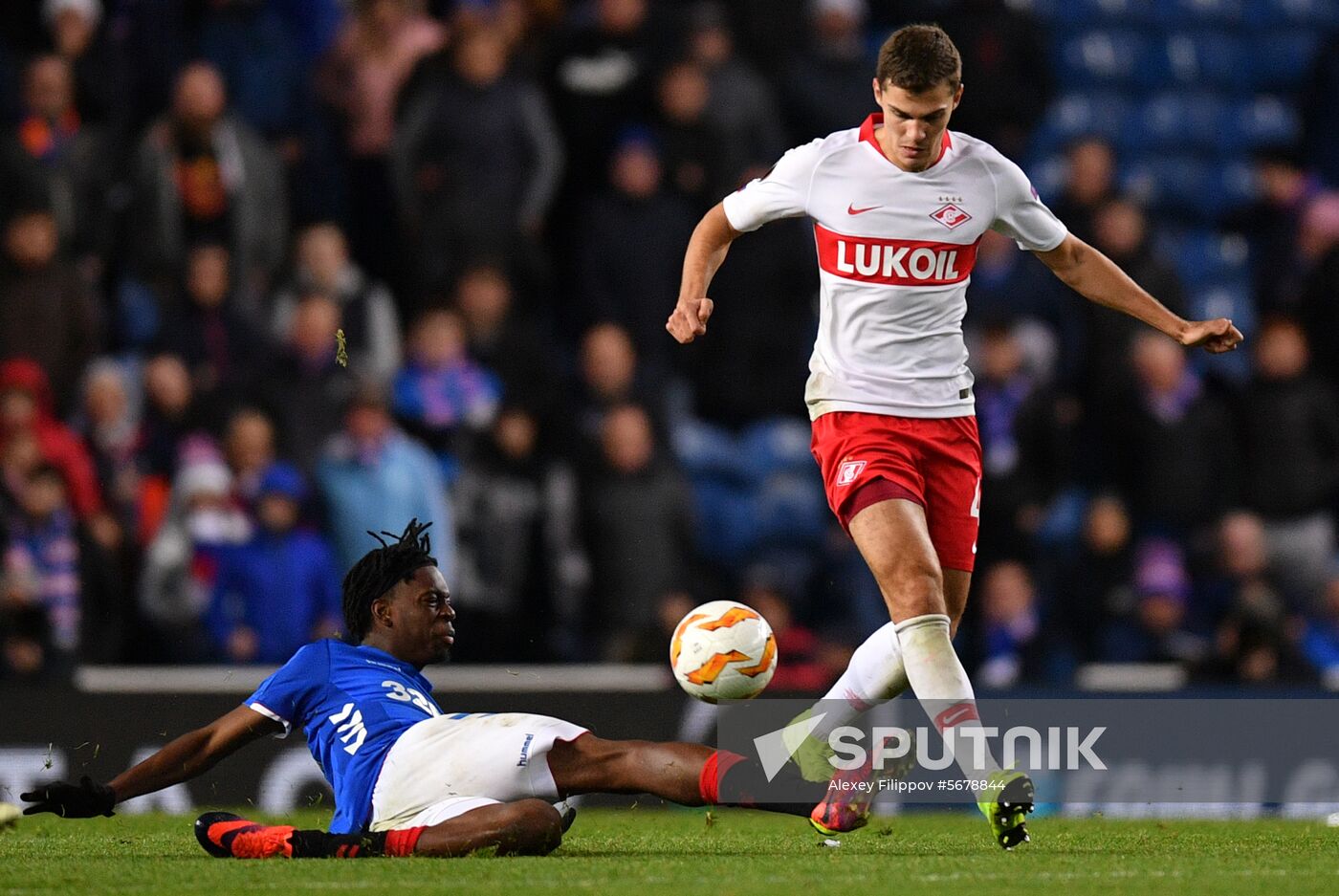 Britain Soccer Europa League Rangers - Spartak
