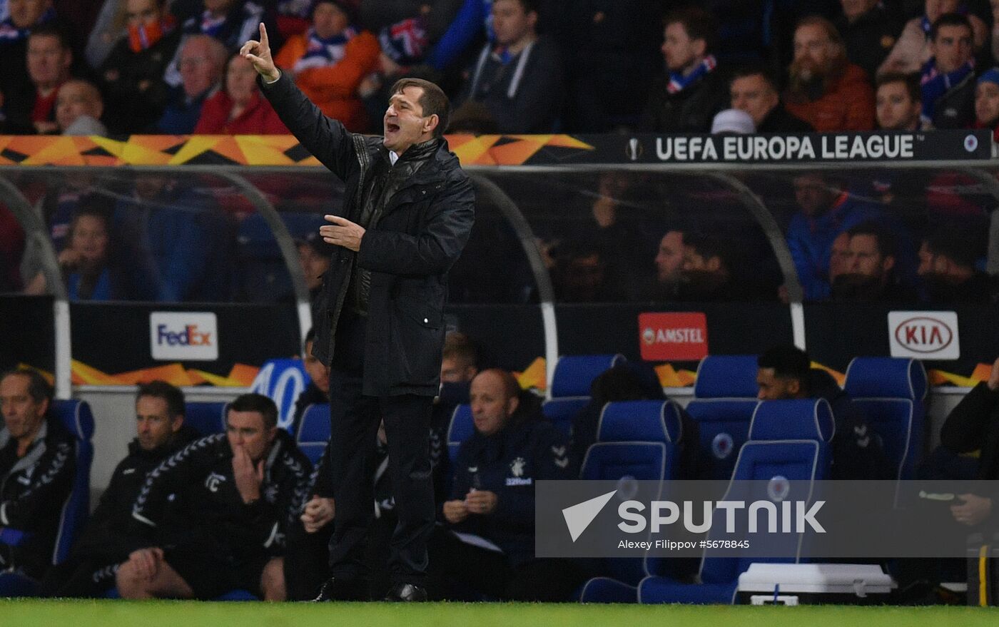 Britain Soccer Europa League Rangers - Spartak