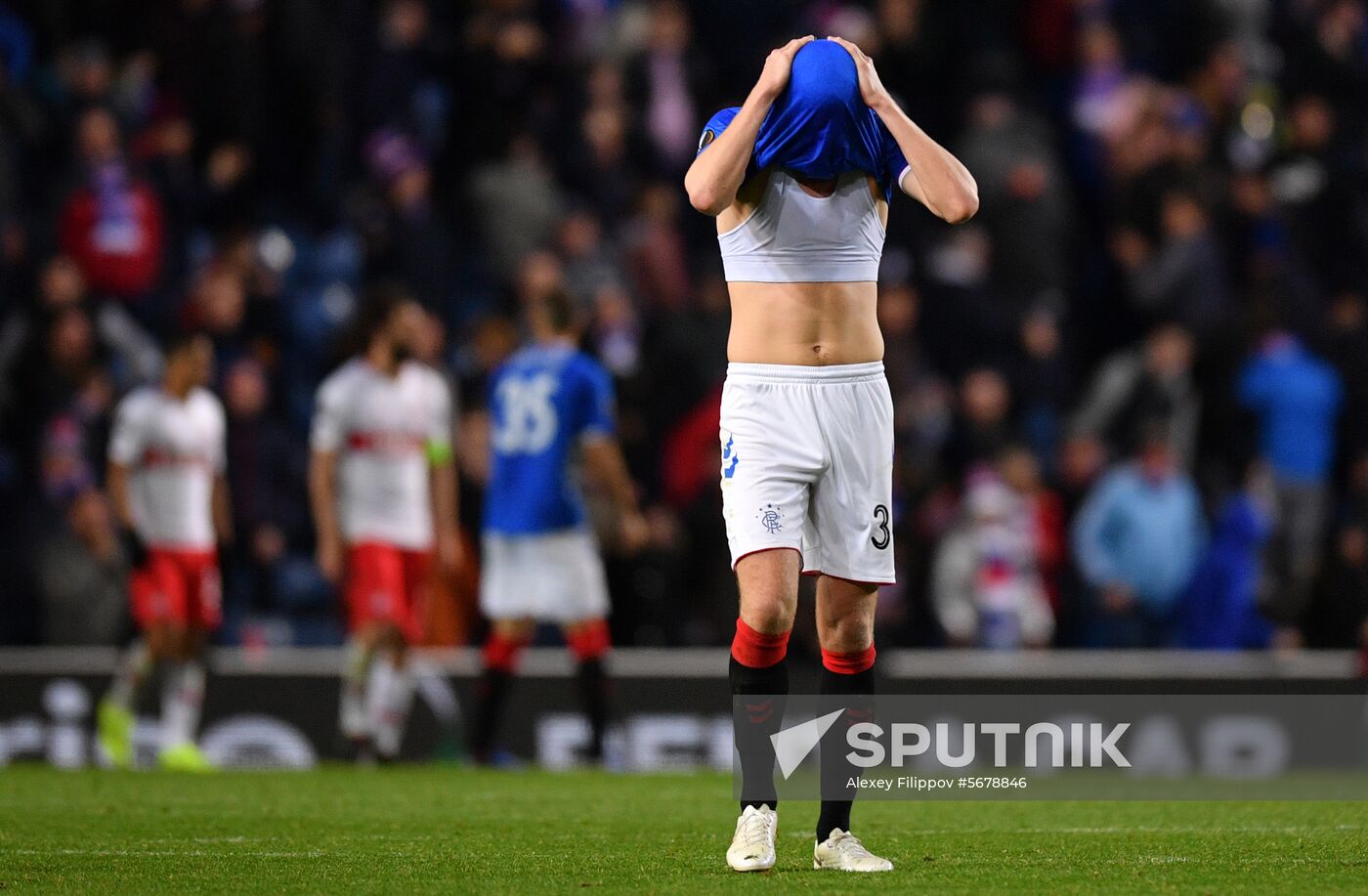Britain Soccer Europa League Rangers - Spartak