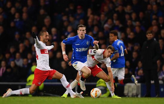 Britain Soccer Europa League Rangers - Spartak