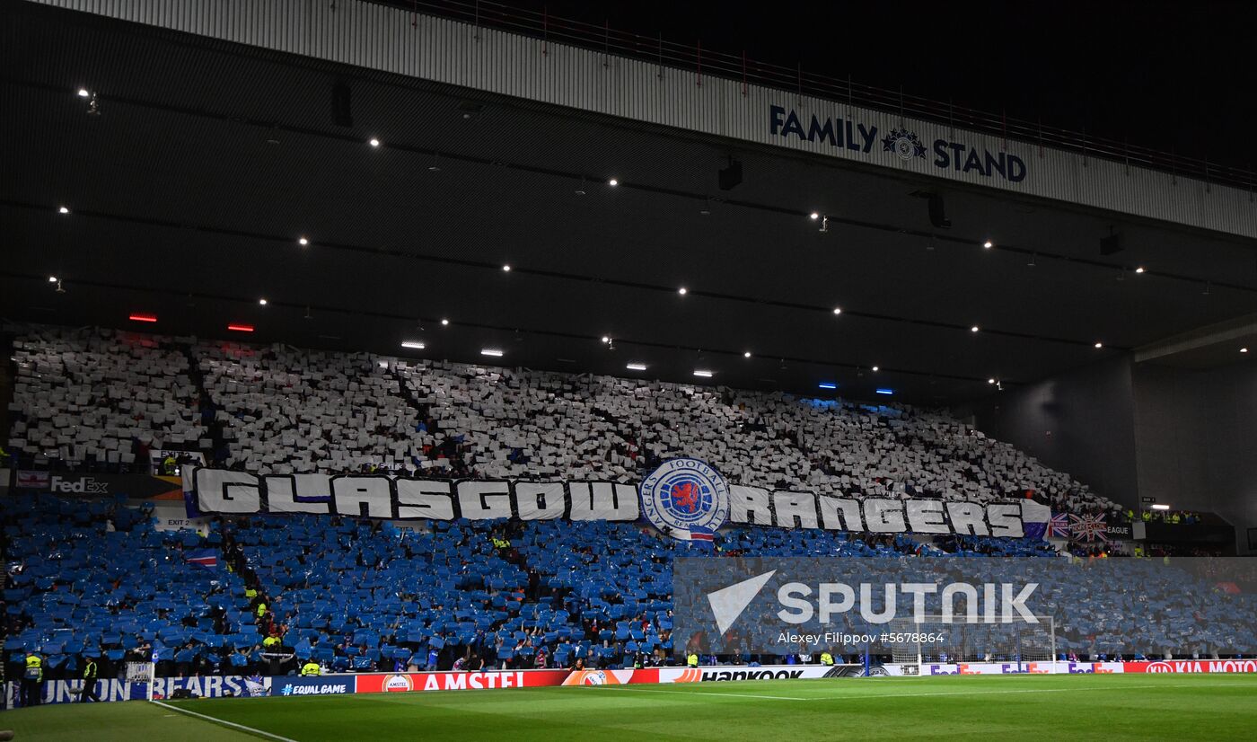 Britain Soccer Europa League Rangers - Spartak