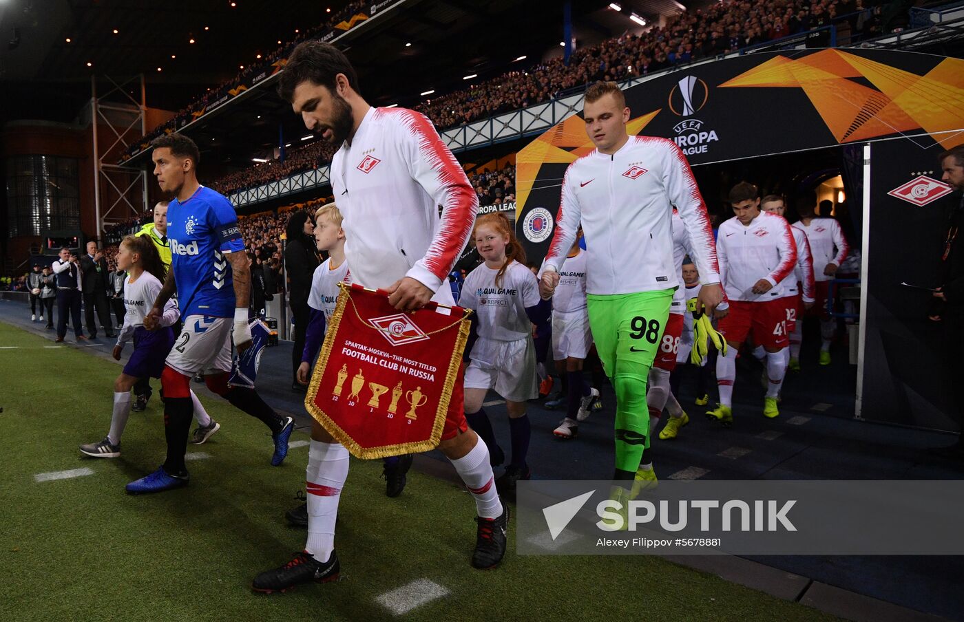 Britain Soccer Europa League Rangers - Spartak