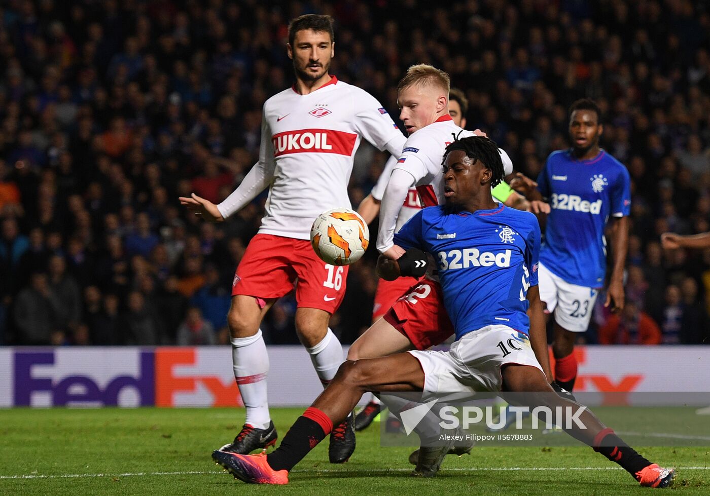 Britain Soccer Europa League Rangers - Spartak