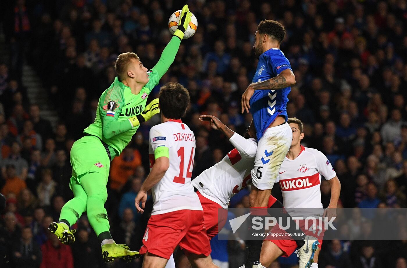 Britain Soccer Europa League Rangers - Spartak