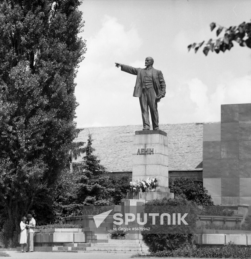 Monument to Vladimir Lenin in Belaya Tserkov