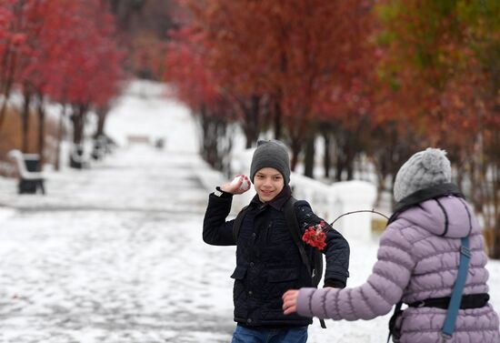 Russia Snowfall