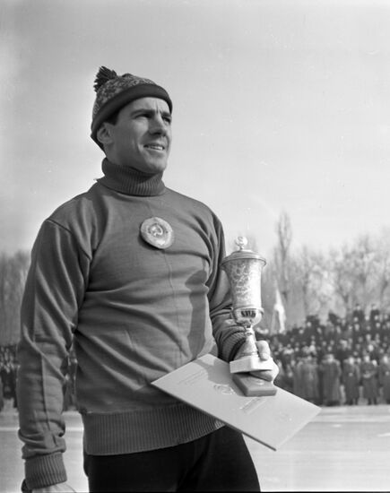 Soviet skater Rafael Grach