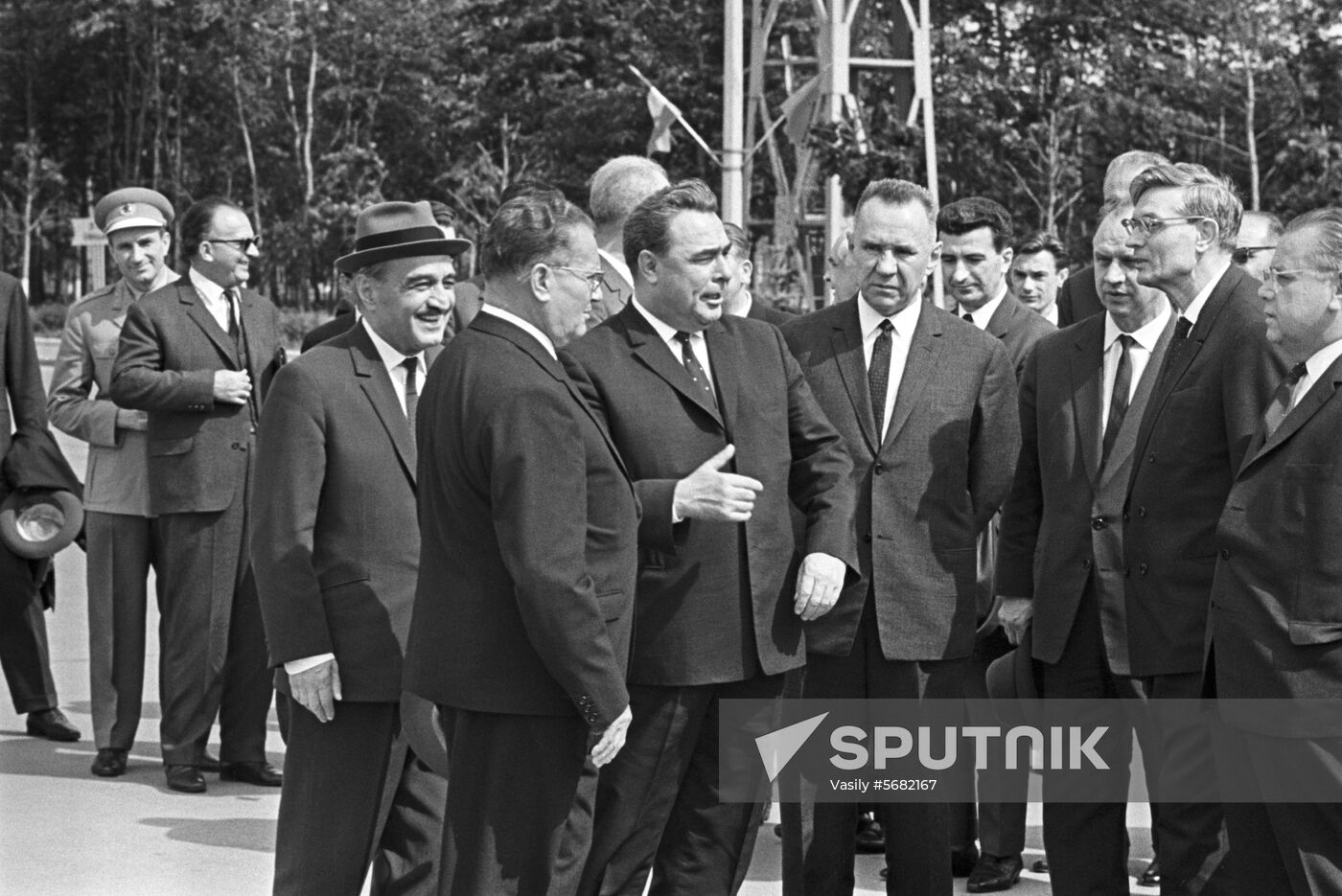 President of Socialist Federal Republic of Yugoslavia Josip Broz Tito visits USSR