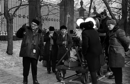 Shooting of film Nights of Farewell