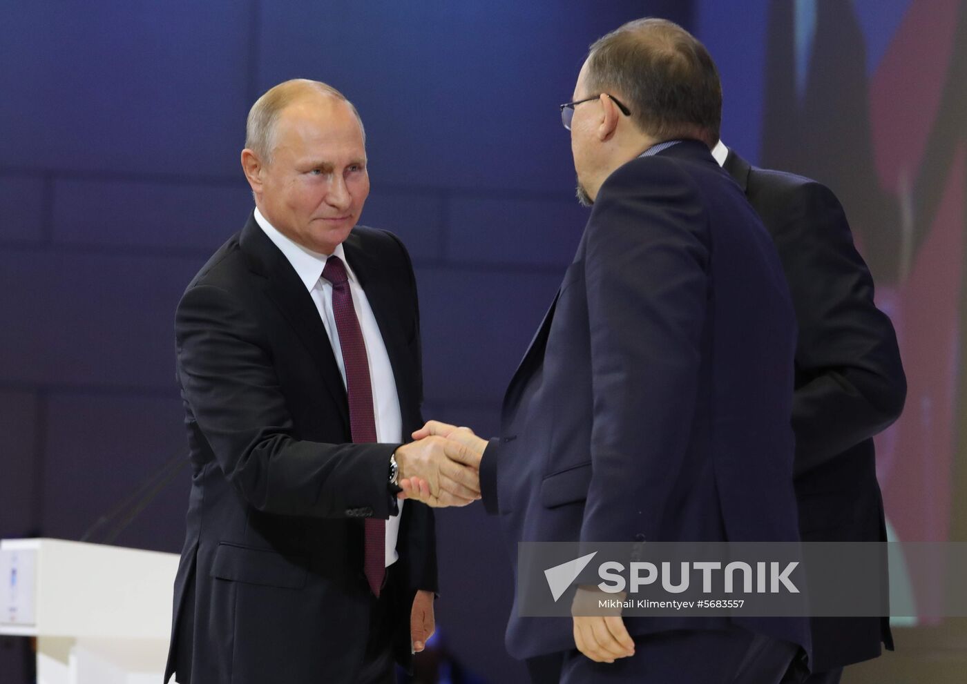 President Vladimir Putin attends plenary session of 6th World Congress of Compatriots