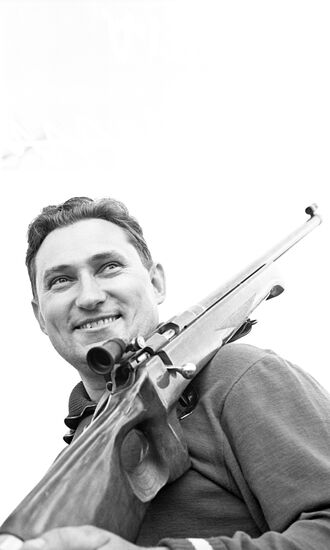 Soviet athlete Borisov