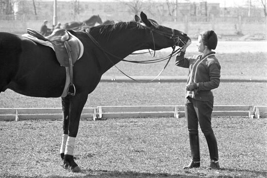 World champion in dressage Yelena Petushkova