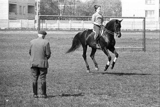 World champion in dressage Yelena Petushkova