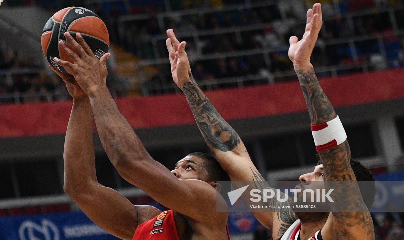 Russia Basketball Euroleague CSKA - Olympiacos