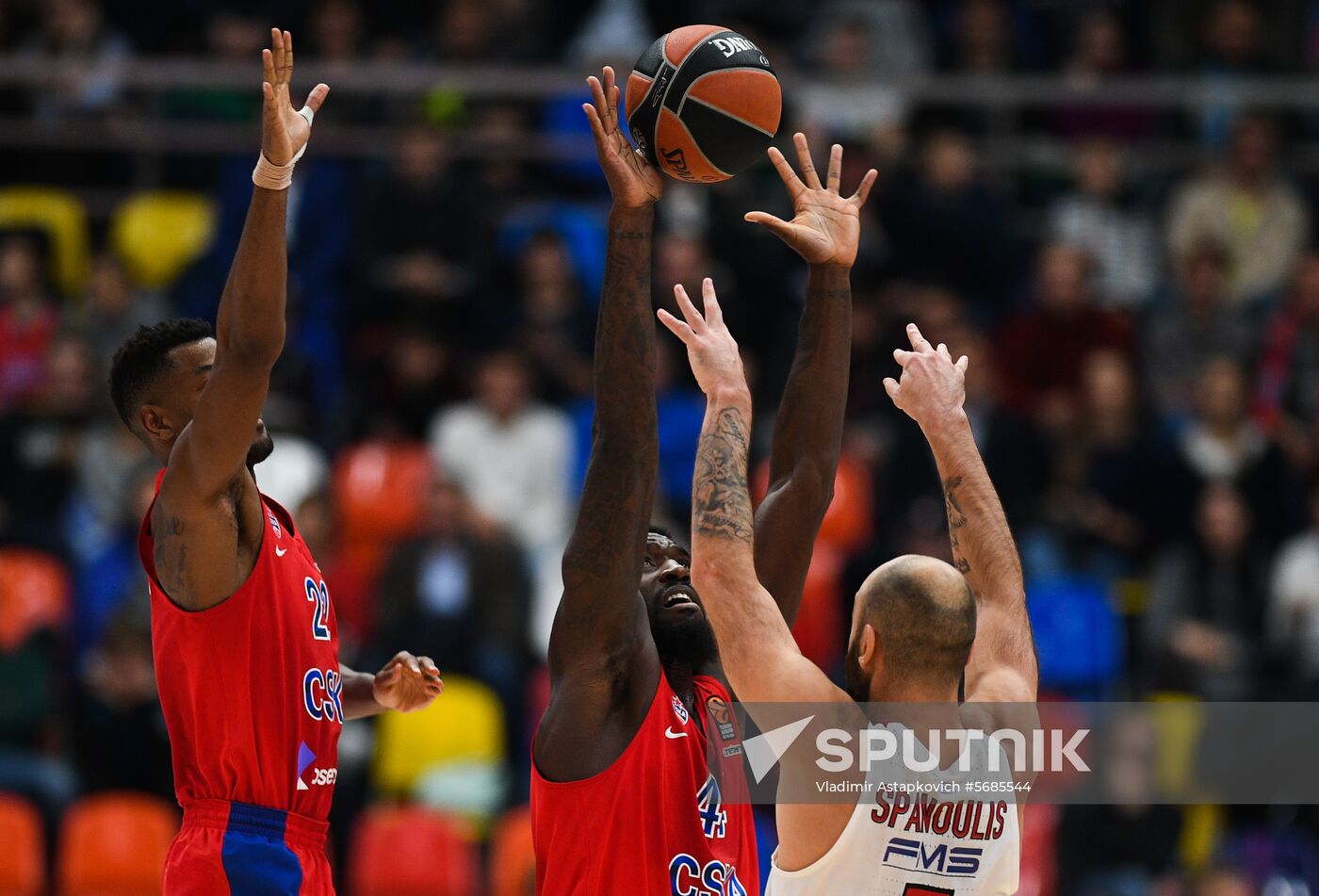 Russia Basketball Euroleague CSKA - Olympiacos