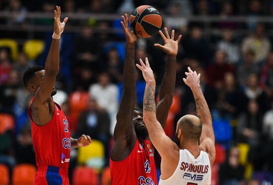 Russia Basketball Euroleague CSKA - Olympiacos