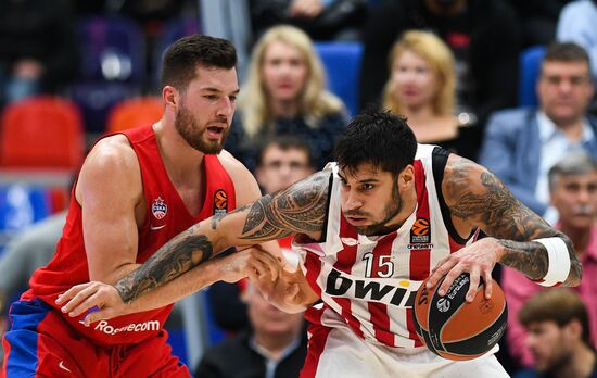 Russia Basketball Euroleague CSKA - Olympiacos
