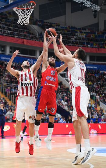 Russia Basketball Euroleague CSKA - Olympiacos