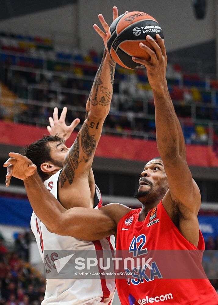 Russia Basketball Euroleague CSKA - Olympiacos