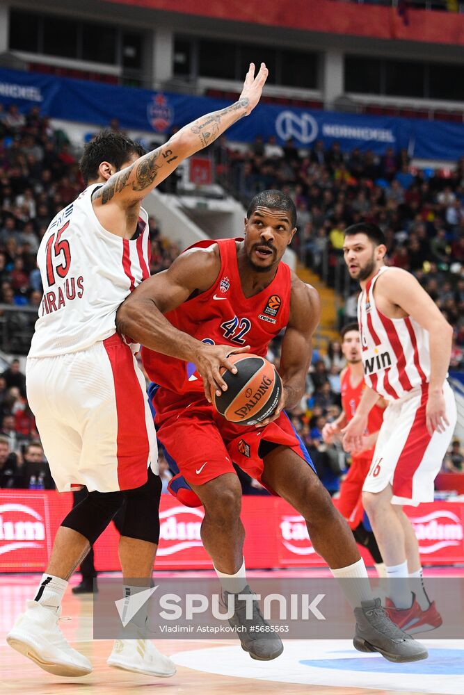 Russia Basketball Euroleague CSKA - Olympiacos