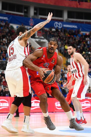 Russia Basketball Euroleague CSKA - Olympiacos