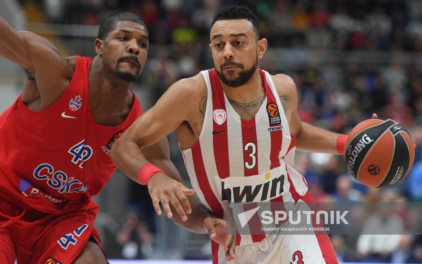 Russia Basketball Euroleague CSKA - Olympiacos